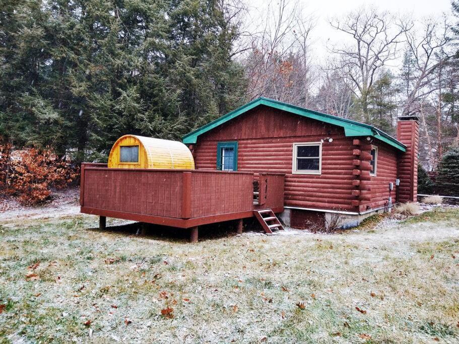 Bluestone Log Cabin Villa Margaretville Buitenkant foto